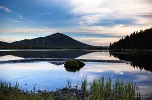 Mt. Bachelor over Sparks Lake-3315